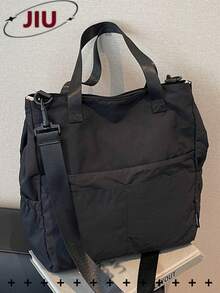 防盜休閒尼龍女款後背包，多功能通勤日用包，多口袋輕量旅行包，大容量極簡學生書包，適用學生、護理師、教師、商務人士，適合旅行、度假、出差、日常通勤、購物、辦公、約會、登山、訓練、工作，生日禮物、節日禮物 - 彩色 - 查看 14