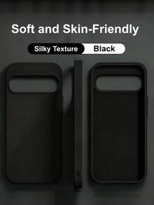 奢華柔軟 TPU 手機殼 適用於 10A 8 9 Pro XL 8a 7 Pro 6a 5, 9 XL 7A 6A 防震手機殼 緩衝柔軟背蓋 - 黑色 - 查看 3