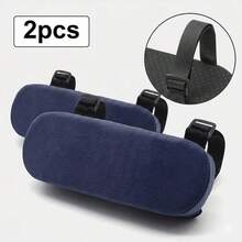 1pc/2pcs Ergonomic Memory Foam Office Chair Armrest Pads, Removable & Washable Armrest Covers, Non-Slip Comfortable Elbow Support Pillows, Suitable For Home And Office Chairs - A - View 11
