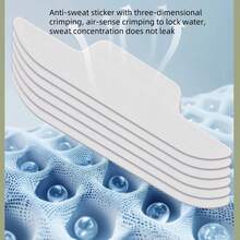 40Pcs Disposable Sweat Bundle Kit, Collar Protector Hat Liner + Armpit Pads, Self-Adhesive, Fight Hyperhidrosis, Comfortable Unflavored, Men Women - Multicolor - View 11