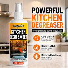 Powerful Grease Cleaner Spray, Effectively Removes Stubborn Stains And Grease From Oven Racks, Multi-Purpose Cleaner. - BBQ Grill Cleaning Spray - View 2
