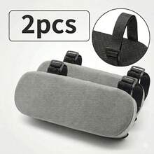 1pc/2pcs Ergonomic Memory Foam Office Chair Armrest Pads, Removable & Washable Armrest Covers, Non-Slip Comfortable Elbow Support Pillows, Suitable For Home And Office Chairs - A - View 10
