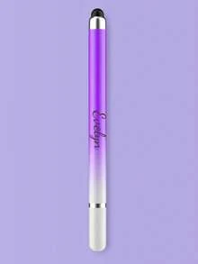 客製化文字 Logo 漸層色雙頭觸控筆－高靈敏精準電容式觸控筆，適用觸控螢幕，馬卡龍漸層色雙頭圓盤觸控筆，適用手機、平板、手寫、編輯、繪圖，電容筆，適合繪畫與藝術創作，提升手機與平板使用體驗 - 彩色 - 查看 5