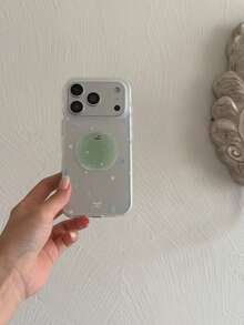 Fresh Oil Painting Star Green Apple Phone Case Compatible With IPhone 17 Pro Max, 16 Pro Max, 17, 13, 15 Pro, 14, Matte Anti-Drop Women's Phone Cover - Green - View 4