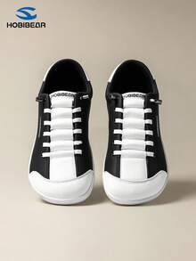HOBIBEAR Unisex Barefoot Minimalist Shoes | Zero Drop | Wide Toe Box Slip-On - Black and White - View 5