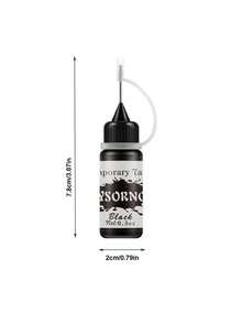9 Colors Temporary Juice Tattoo Ink, Waterproof Semi-Permanent Henna Tattoo Paste, Long-Lasting Hand-Painted Body Art Pigment, DIY Realistic Tattoo Sticker - Multicolor - View 9