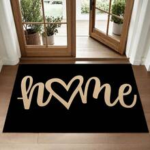 1pc Kitchen Floor Mat Door Mat Polyester Absorbent Non-Slip Mat Home Entrance Mat Kitchen Bathroom Foot Mat Living Room Bedroom Balcony Floor Mat Dirt-Hiding Quick-Drying Durable Mat Suitable For Coffee Shop Bar Holiday Party Home Decor Pet Mat - Multicolor - View 3
