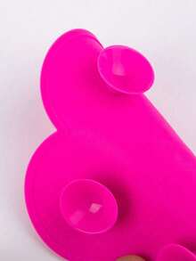 2pcs Silicone Brush Cleaning Pads, Flower Shaped, Makeup Brush Cleaner With Suction Cup, Portable Cleaning Tool, Suitable As Valentine's Day, Birthday, Party Gift - A - View 9