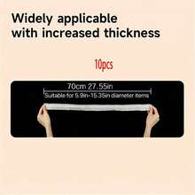 20 piezas de fundas desechables para pequeños electrodomésticos, fundas para arrocera, bolsas protectoras transparentes para microondas y aspiradora, adecuadas para limpieza de cocina en el hogar, accesorios de cocina, herramientas de cocina - Cobertura completa - Ver 14