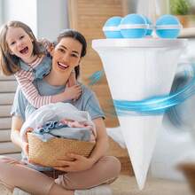3pcs Floating Lint Filter Balls, Reusable Mesh Hair Filter, Pet Hair Lint Dust Collector, Suitable For Washing Machine, Laundry Room, Bathroom, Home, Dorm, Apartment - 3pcs Purple - View 12