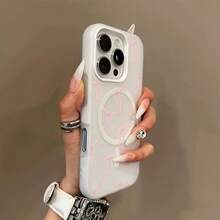 Funda para teléfono - Rosa, con lindo lazo, magnética, tacto de gel, compatible con carga inalámbrica, práctica, regalo perfecto, adecuada para Iphone17/17Pro/17Pormax/13/13Pro/13Promax14/14Pro/14Proamx 15/15Pro/15Proamx/1114Plus/15Plus/16/16Pro/16Promax - Tacto de gel magnético - Azul - Ver 5