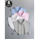 4 artículos (azul claro, rosa, blanco, gris)