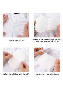 Underarm Sweat Absorbing Pads, Disposable Underarm Sweat Absorbing Pads, Highly Breathable, Invisible Sweat Absorption, Lightweight Sweat Absorption, Comfortable And Odorless, Convenient To Use, Suitable For Men And Women, Ideal For Hot Summer Use (30pcs/50pcs/60pcs/100pcs/200pcs). Travel, Sports, Outdoor Activities, Summer Essentials, Also A Great Gift For Christmas And Other Holidays. - Multicolor - View 9