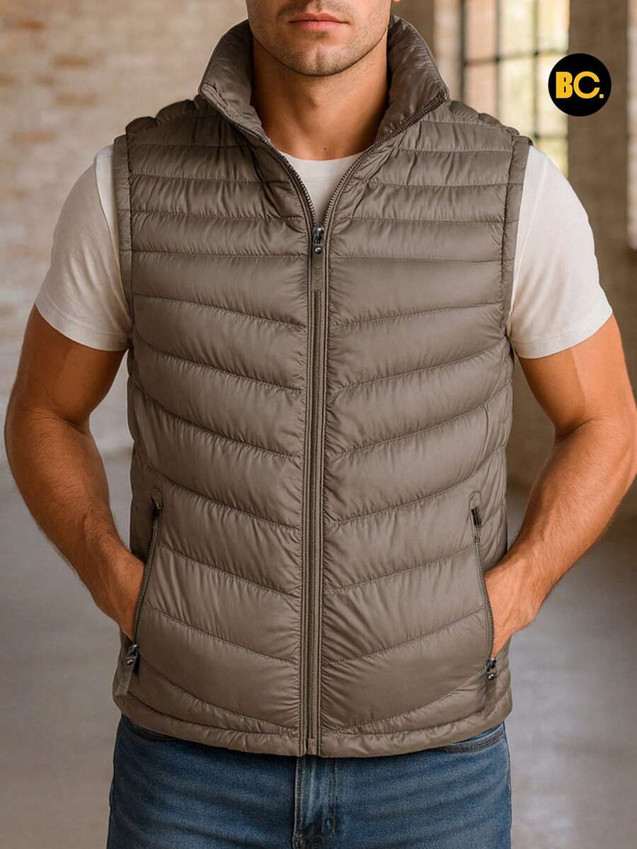 Big City Men Winter Coats - Beige - View 1