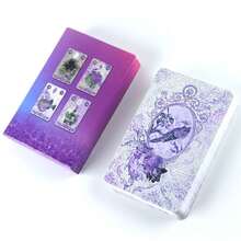 薰衣草 Lenormand 塔羅牌桌面桌遊 便攜式紙牌遊戲 趣味室內派對遊戲活動 適合成人遊戲之夜聚會社交活動 - Lavender Lenormand 薰衣草雷諾曼桌遊外貿爆款英文 - 查看 6