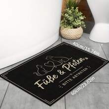 1/2pcs Polyester Kitchen Drain Floor Mat, Bedroom Carpet, Pet Mat, Suitable For Kitchen, Bathroom, Living Room, Entrance, Balcony Home Decor - Multicolor - View 11