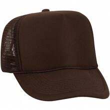 Otto - Gorro de Camionero de Malla con 5 Paneles Frontales de Espuma de poliéster - Ryl/Blanco/Ryl - Ver 36