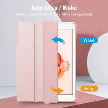 Hybrid Magnetic Slim Auto-Off Smart Tablet Case - Pink - View 7