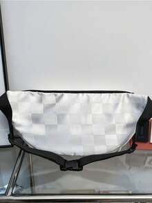 Women's Solid Color Fashion Versatile Casual Waist Bag - White - View 3