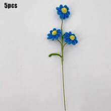 Pipe Cleaning Flowers Daisy Chenille Stem Daisy Flower Crafts Artificial Daisy Bouquet Creation, Birthday Graduation Wedding Holiday Gift - Multicolor - View 10