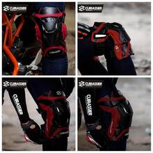 Armored Knee Pads Motorcycle Knee Pads Off-Road Motorcycle Knee Pads MX Pads Night Reflective Racing Knee Pads Protection - Default - View 6