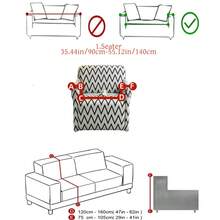 1 PIEZA Funda de sofá de tela de felpa antideslizante elástica decorativa con estilo jacquard otoño/invierno, funda de sofá con relieve en color gris claro, gris y negro, a prueba de mascotas, anti-suciedad, a prueba de polvo, adecuada para sofá de 1/2/3/4 plazas, para todas las estaciones primavera/verano/otoño/invierno - Gris Claro - Ver 15