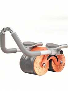 1pc Automatic Rebound Elbow Support Ab Roller, Dual-Wheel Anti-Slip Stable Elbow Support Bracket With Phone Holder, Home Abdominal Core Workout Fitness Equipment For Beginners Men And Women - Random Color - View 10