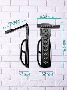 Soporte de Pared AV.SZ.HOLD.150 de Pared para Bicicleta Metálico con Acero Reforzado ELE-GATE - Negro - Ver 3