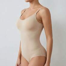 BSO Women's Seamless High Waist Body Shaper With Tummy Control, Made Of Breathable Nylon/Polyamide - 杏色 - 查看 4