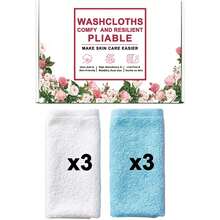 Makeup Remover Cloths, Cleansing, Reusable, Soft & Washable Coral Fleece Microfiber Washcloths/Towel For Face, Eye, Lips, Pack Of 4/6/20, 10 X 10 Inch - Multicolor - View 42
