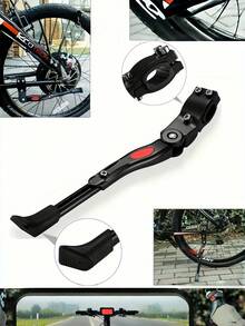 1pc Lightweight Aluminum Alloy Bicycle Stand - High Strength Durable Bicycle Support - Suitable For Various Types Of Bicycles, Including Mountain Bikes, Road Bikes And City Bikes - Anti-Slip Design, Easy To Install And Adjust - Multicolor - View 8