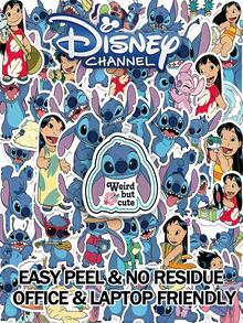 Disney 迪士尼 62入「莉洛與史迪奇」系列官方授權貼紙 - 51pcsStitch - 查看 3