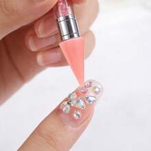 1/3pcs Glitter Liquid Rhinestone Pen, Multi-Color Crystal Gem Dotting Pen, Crystal Gemstone Adhesive Pen, Universal Nail Art Decoration, Diamond Painting Craft, Rhinestone Set, Crystal Art Supplies, Autumn Decoration, College Essential, Women's Gift, Home Necessity, Room Decor Aesthetic, Home Christmas Decoration, Bedroom Decor, Desk Accessories, Bathroom Decor, Wall Decor, Gift, Wedding Decoration - A - View 4