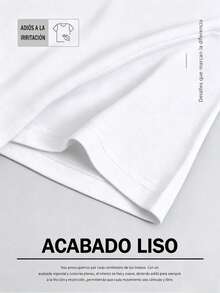 Mujer Estampada Manga Corta Cuello Redondo Holgada Suave Otoño Verano Playa Vacaciones Oficina Casual Versátil - Blanco - Ver 6