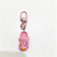 1pc/6pcs Colorful Mini Slippers Keychain, Cute Cartoon Sweet Shoe Pendant, Bag Accessory, Suitable For Daily Matching, Party Gift - View 11