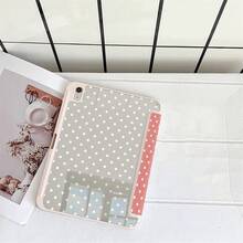 1件波點雙面平板保護殼，相容 iPad Pro 11/10代 10.9 吋 2022 智慧保護殼/Air 13(M3 2025)/Air 11(M3 2025)/Air 11(M3 2025)/11(A16 2025)/相容 Galaxy Tab S10+/S9/A9，相容 Galaxy A9/S9/S7/S18+，相容 Matepad - 彩色 - 查看 4