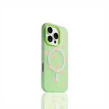 A Cute Pink Paw Print Macaron-Style TPU Magnetic Case Compatible With IPhone 17, 17 Pro, 17 Air, 17 Pro Max, 11, 11 Pro Max, 12, 12 Pro, 12 Pro Max, 13 Pro Max, 13 Pro, 13, 14, 14 Pro, 14 Plus, 14 Pro Max, 15, 15 Pro, 15 Plus, 15 Pro Max, 16, 16 Pro, 16 Plus, 16 Pro Max. This Premium Protective Case Makes A Great Christmas, New Year, Or Easter Gift For Family And Friends. Phone Case - 綠色 - 查看 1
