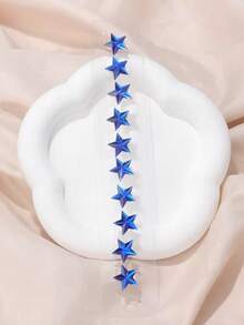 10 piezas de pinzas para el cabello con forma de estrella multicolor, adecuadas para festivales, reuniones, fiestas ............ - Multicolor - Ver 2