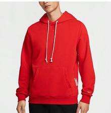 NIKE Men's New Casual Comfortable Knit Pullover Hoodie, Versatile Sports Sweatshirt FZ0219-657 - Red - View 1