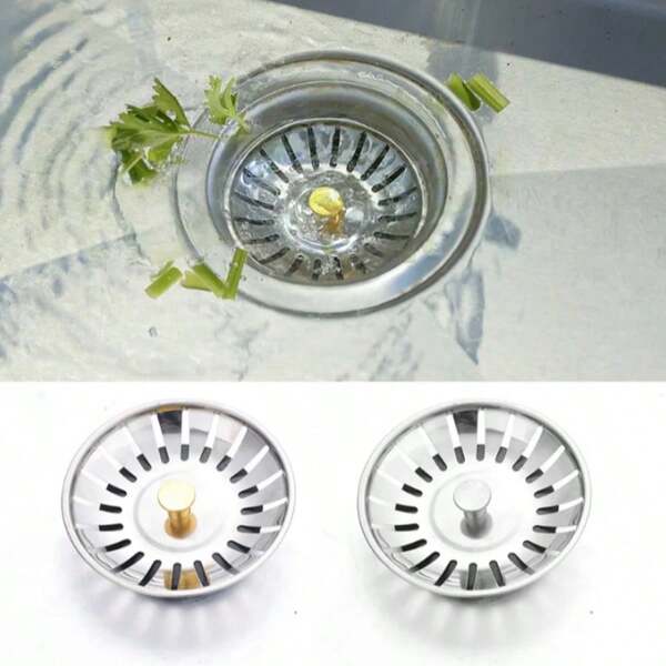 1/3pcs Kitchen Sink Strainer Plug Drain Stopper Sink Filter Mesh Floor Drain Kitchen Tool