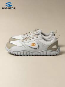 HOBIBEAR 2026 Nouvelles chaussures décontractées à lacets basses pour femmes, toutes saisons, chaussures de course confortables et respirantes (taillent petit, suggérer une taille au-dessus pour les pieds larges), chaussures de sport décontractées pour femmes - Beige - Voir 2