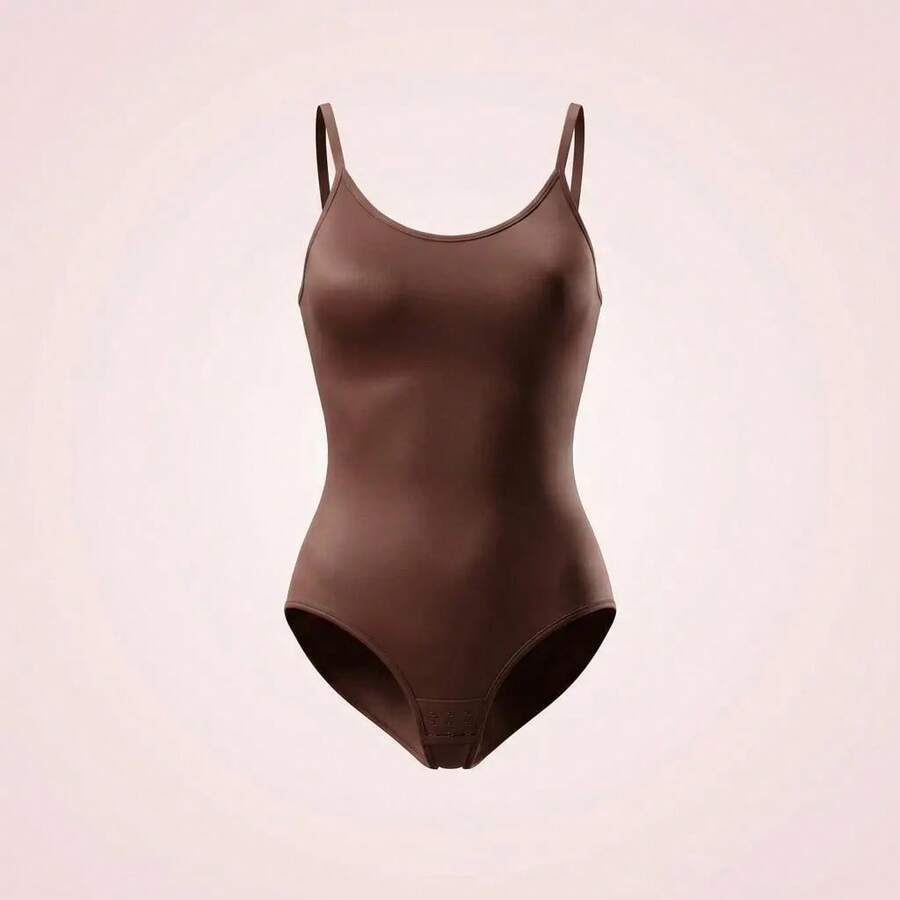 BSO Women's Seamless High Waist Body Shaper With Tummy Control, Made Of Breathable Nylon/Polyamide - 咖啡棕 - 查看 1