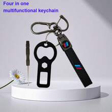 TRTY 4-In-1 Multifunctional Keychain, With D-Shaped Key Ring, Camping Outdoor Beverage Opener, Portable Metal Flat Cap Opener, Car Temporary Emergency Wrench, Interior Seat Accessory, Suitable For Cars, Off-Road Vehicles, Trucks, Motorcycles, Home, Picnic, Party, Office, Warehouse, Etc., Also An Ideal Holiday And Birthday Gift - Multi-functional Keychain - View 15