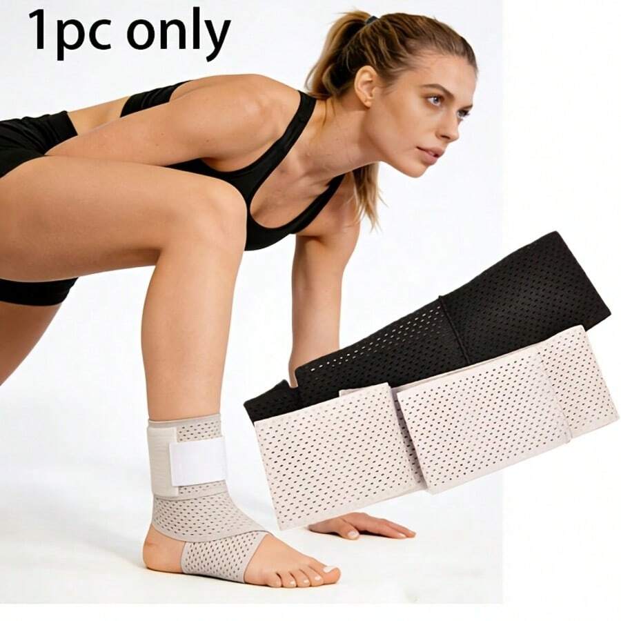 2pcs Breathable Mesh Ankle Brace Set, Adjustable Compression Ankle Support Sleeve For Teen Girls Back To School, Sweat Wicking Ankle Stabilizer For Sports Sprain Protection Daily Foot Care