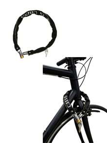 Bike Chain Locks With Multiple Sizes Available, Bike Locks Equipped With 2 Keys, Heavy-Duty Anti-Theft Bike Locks, Bike Chains Suitable For Motorcycles, Trucks, Iron Gates And Trolleys - Random Color - View 2