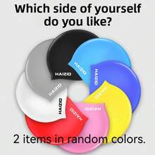 Universal Silicone Swimming Cap, Waterproof, Extra Large, Non-Tight Fit, Professional Swim Cap For Men And Women - Multicolor - View 9