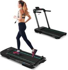 SereneLife Caminadora Plegable y Portátil, Conexión Bluetooth, Caminadora para Ejercicio en Hogar y Oficina - SLFOLD20 - Ver 1