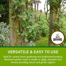 Biostretch Soft Garden Plant Ties For Indoor &Amp; Outdoor Plants - Strong &Amp; Stretchy Cut-To-Length Plant Tape For Climbing Plants, Tomato Vines &Amp; Home Gardening (656 Ft / 200M) - ColorE - View 4