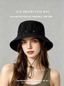 Unisex Sun Hat, Suitable For Outdoor Travel, Hiking, Leisure, Lightweight And Fashionable, Suitable For All Ages, Suitable For Outdoor Wear, UPF50+ UV Protection Function In Summer (Excluding Wind Rope) - Multicolor - View 2