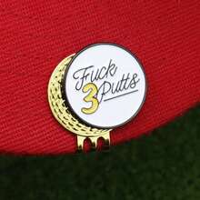 New Golf Ball Marker With Cap Clip Metal Magnetic Golf Hat Clip Ball Marker - Star - View 8